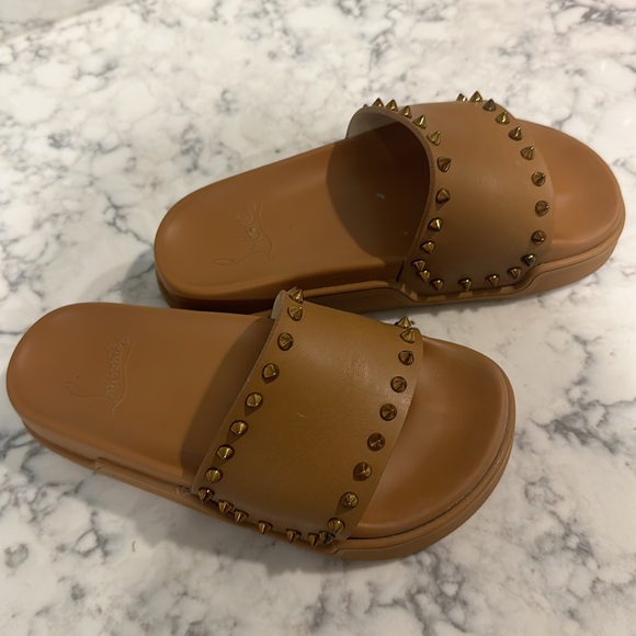 Christian Louboutin Rubber Slides 36 (size 6) - Picture 3 of 5